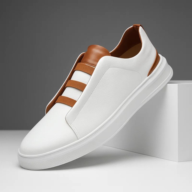 Men's Easy Slip-On Elastic-Side Trainers original product view 1