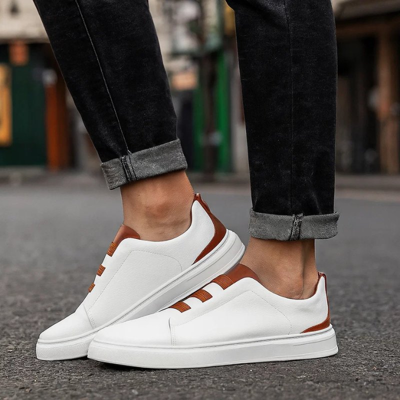 Men's Easy Slip-On Elastic-Side Trainers original product view 5