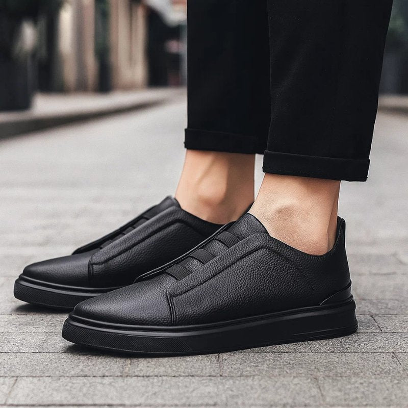 Men's Easy Slip-On Elastic-Side Trainers original product view 4