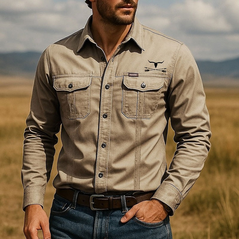 Roland | Men's Western Button-Front Work Shirt
