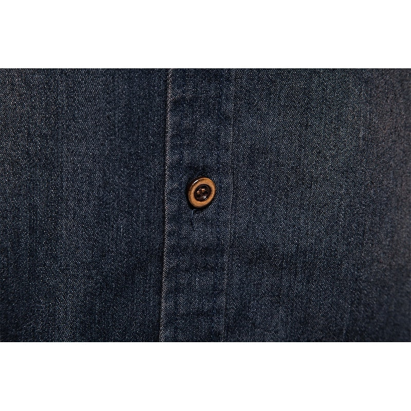Men's rugged button-up shirt source view 5