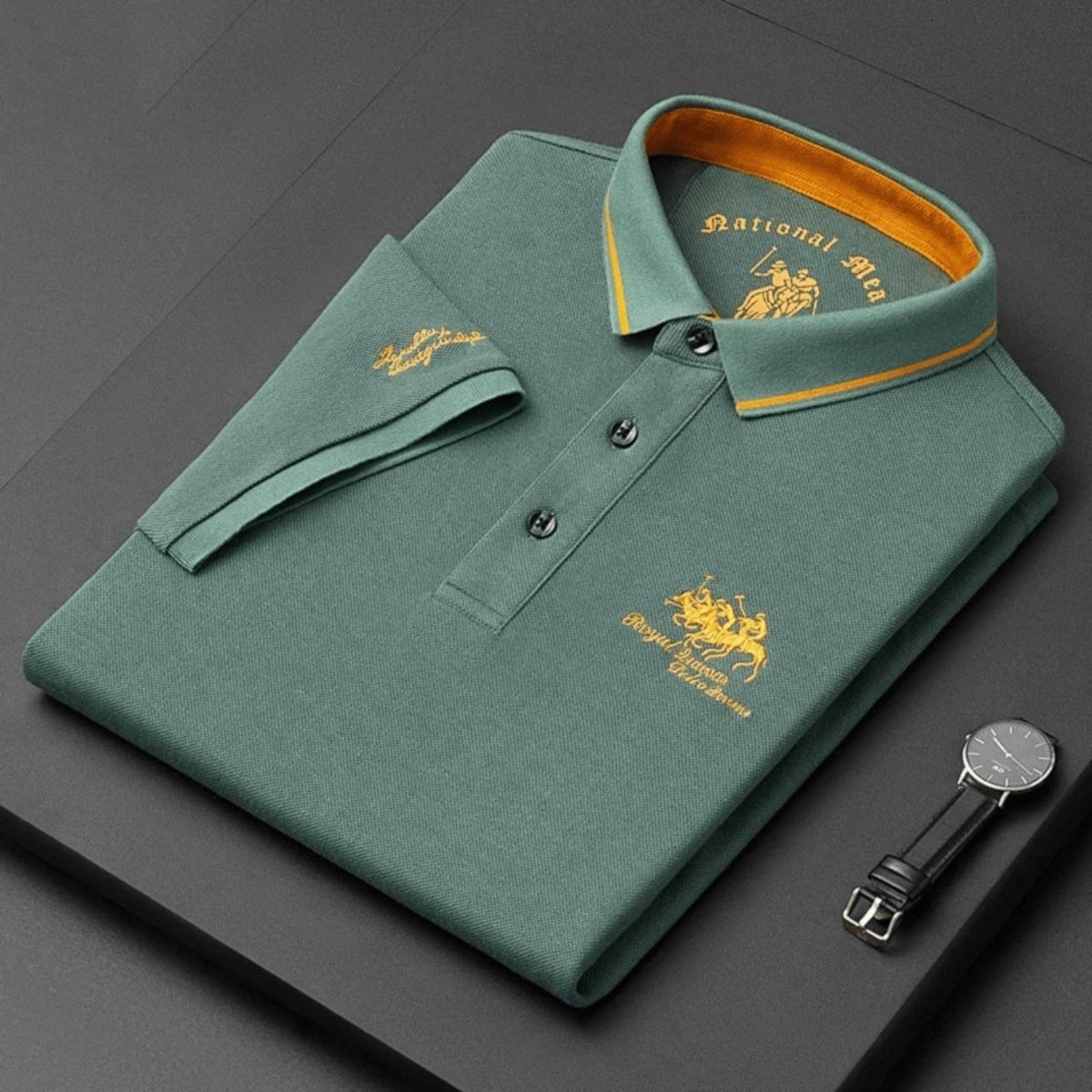 Men's polo shirt in Green
