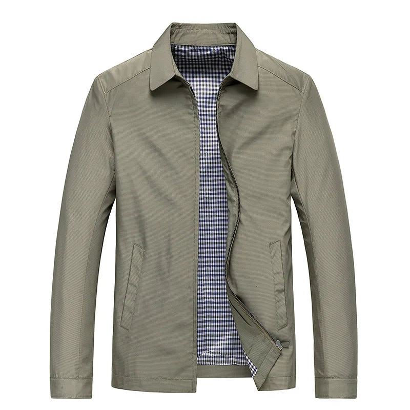 Men's collared jacket in Beige