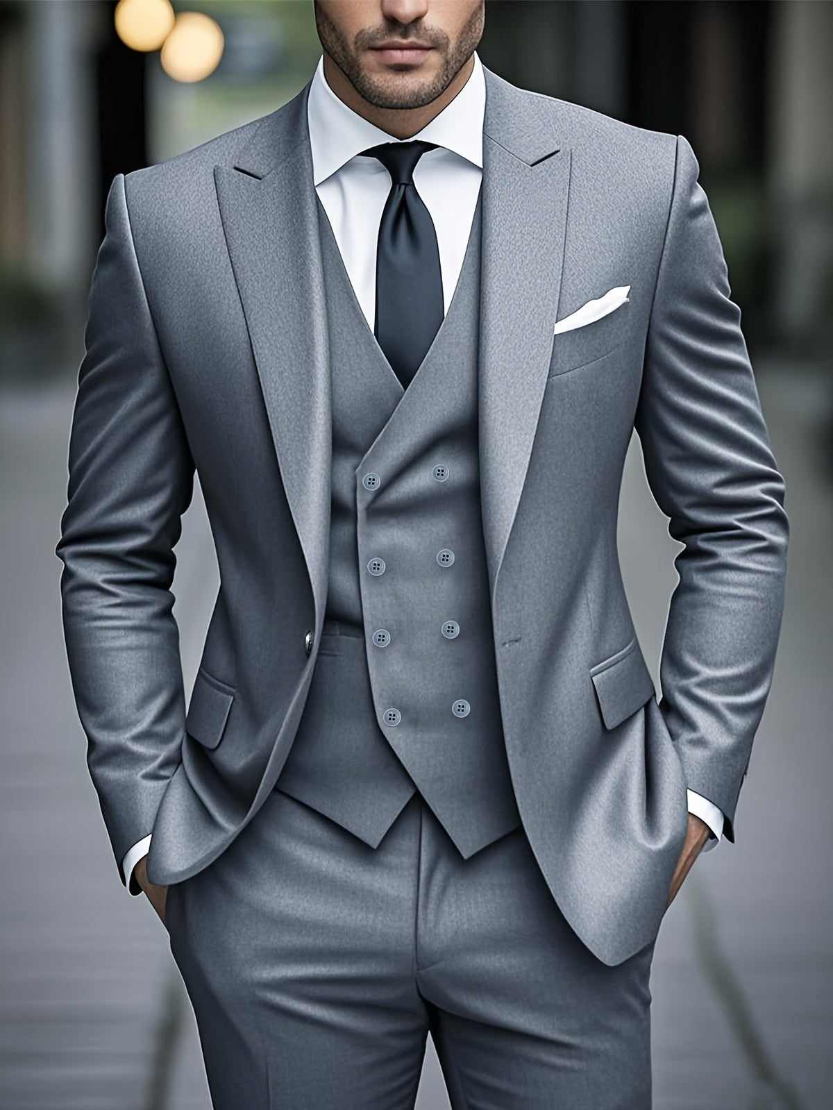 Alaric three-piece set - Grey