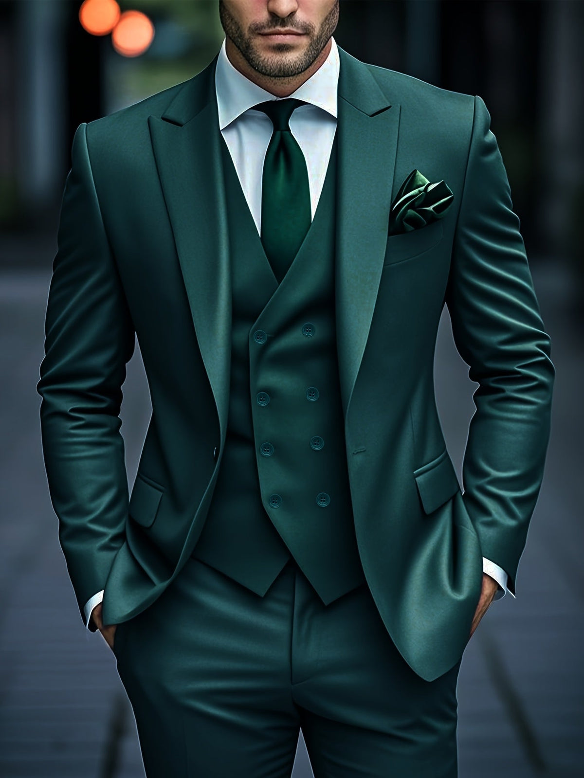 Alaric three-piece set - Green