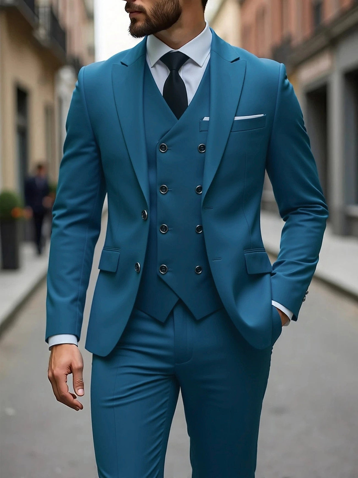 Alaric three-piece set - Blue