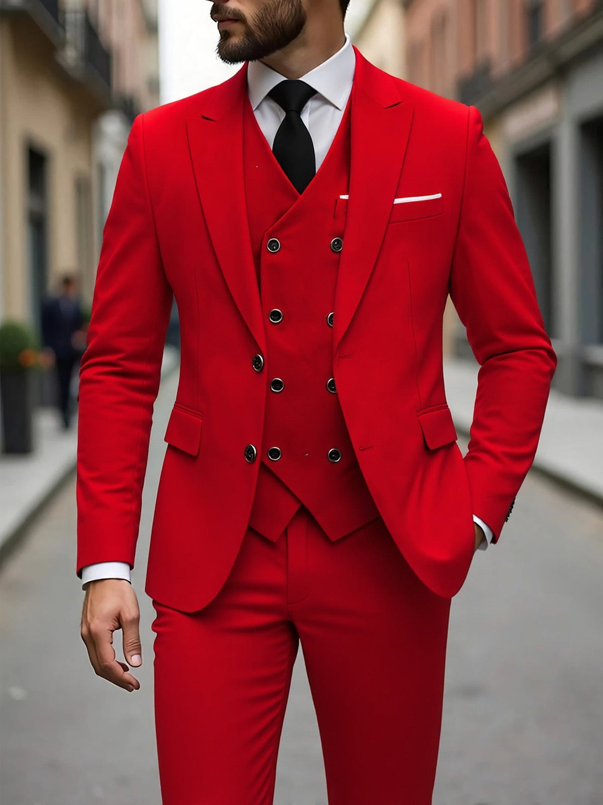 Alaric three-piece set - Red