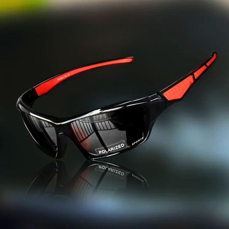 Augustus | Men's Shield-Style Fashion Sunglasses Black