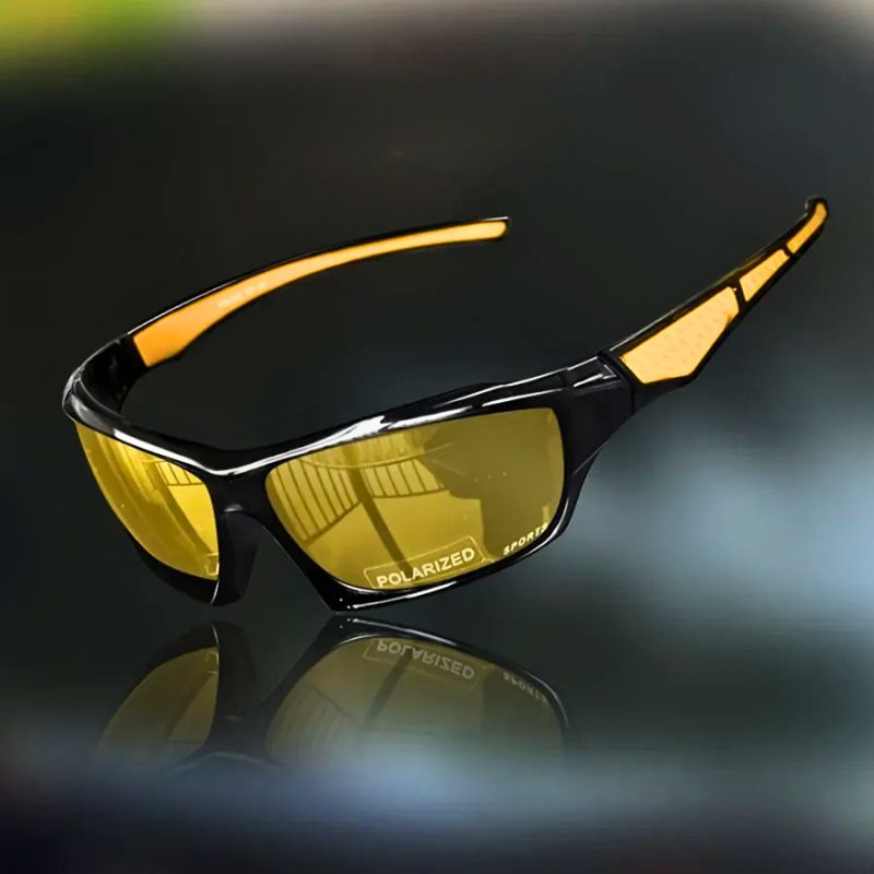Augustus | Men's Shield-Style Fashion Sunglasses Yellow