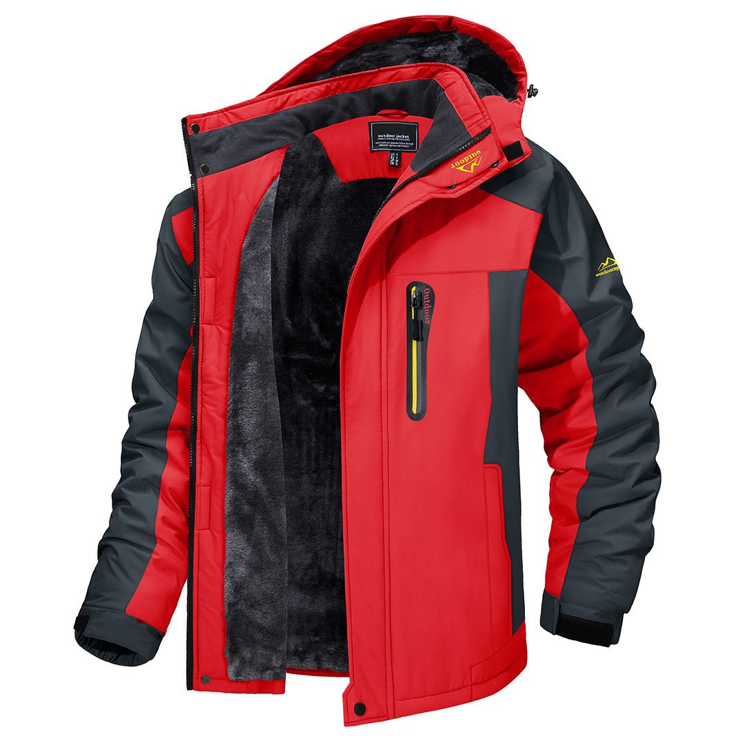 Men's Full-Zip Cold-Season Jacket Red