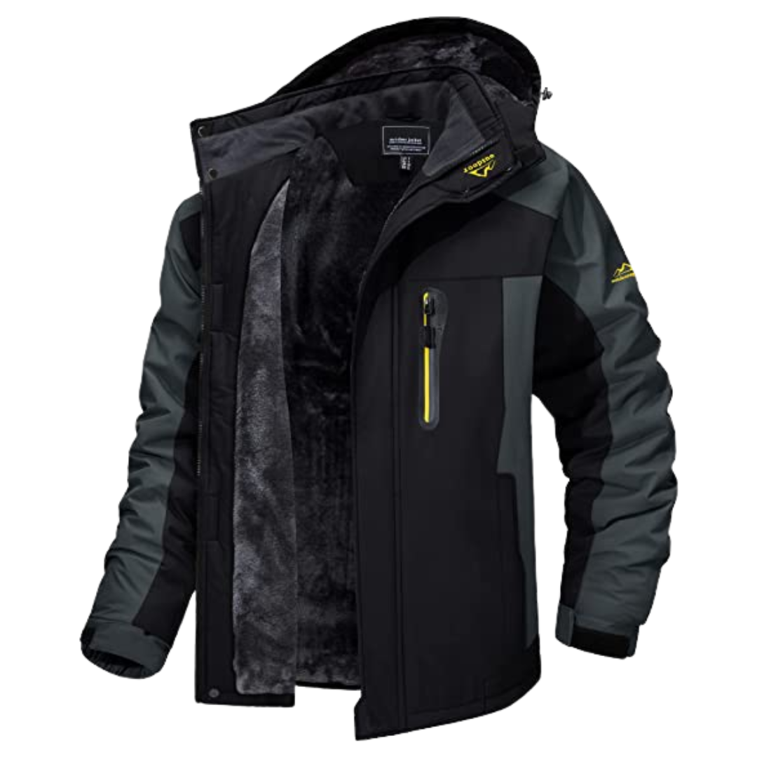 Men's Full-Zip Cold-Season Jacket Black