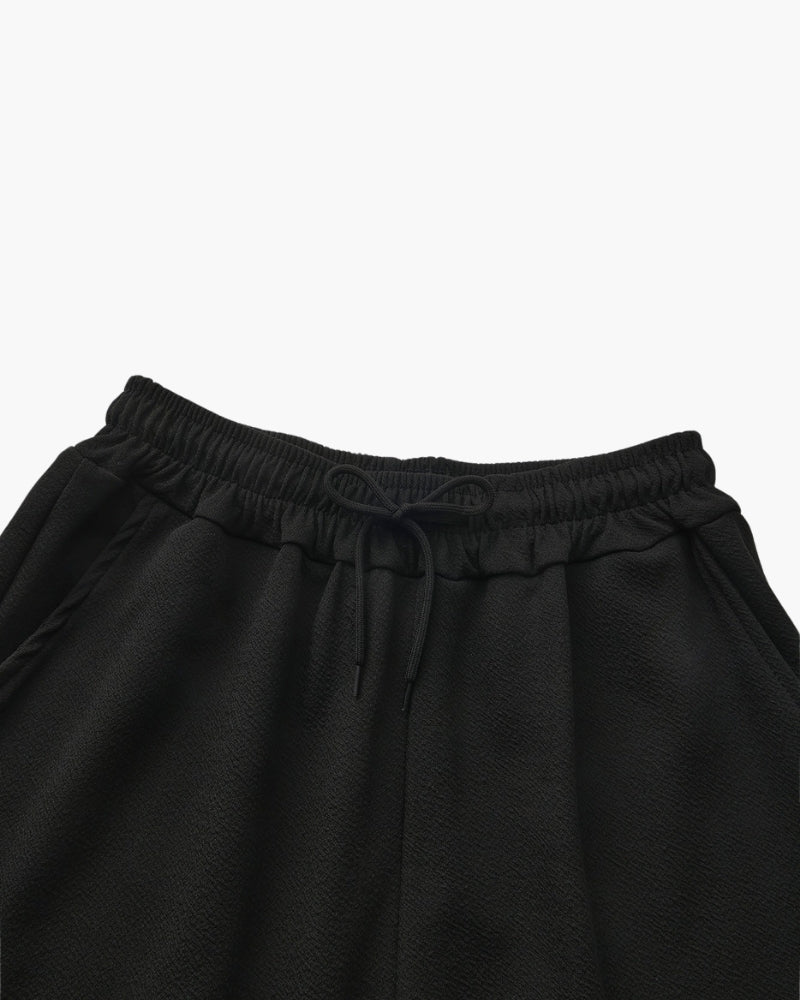 Matching Set Linen Polo Shirt Wide Leg Trouser