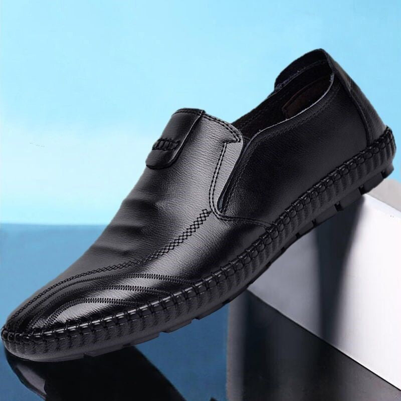 Men's Leather Loafers Slip On Casual Shoes
