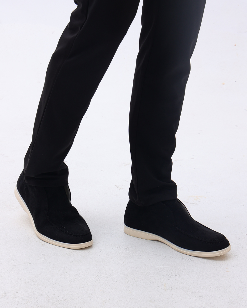Loafer Calf Suede Slip On Stitched Upper