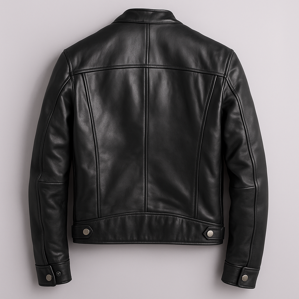 Men's Jacket Leather Vintage Patina Full Zip