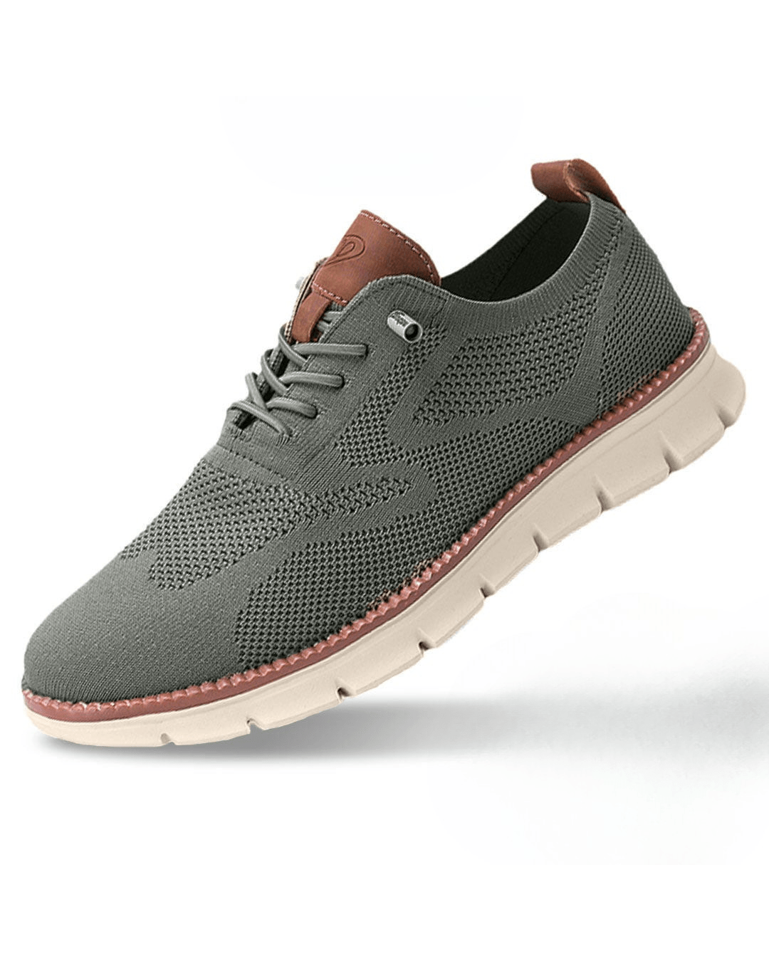 Jasper | Men's Knit-Look Lace-Up Trainers with Textured Sole