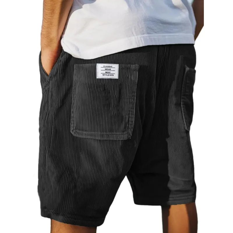 Men's Shorts Textured Tailored Slim Fit