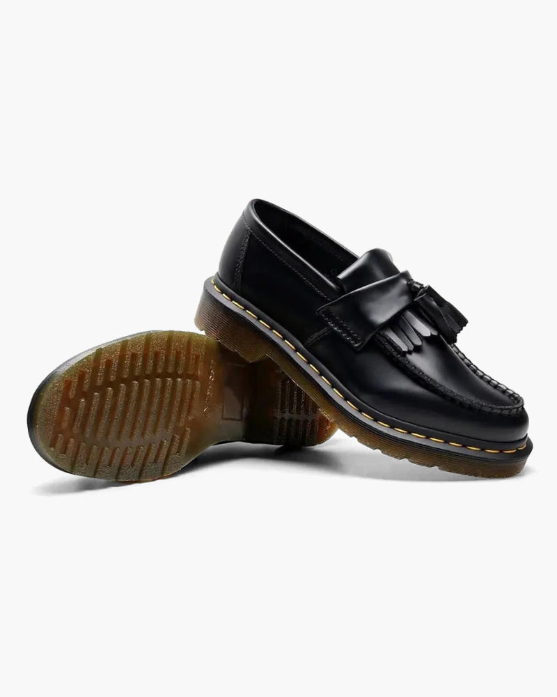 Loafer Leather Tassel Slip On Chunky Sole