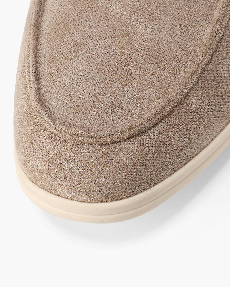 Suede Loafers Men Slip On Casual Summer Shoes
