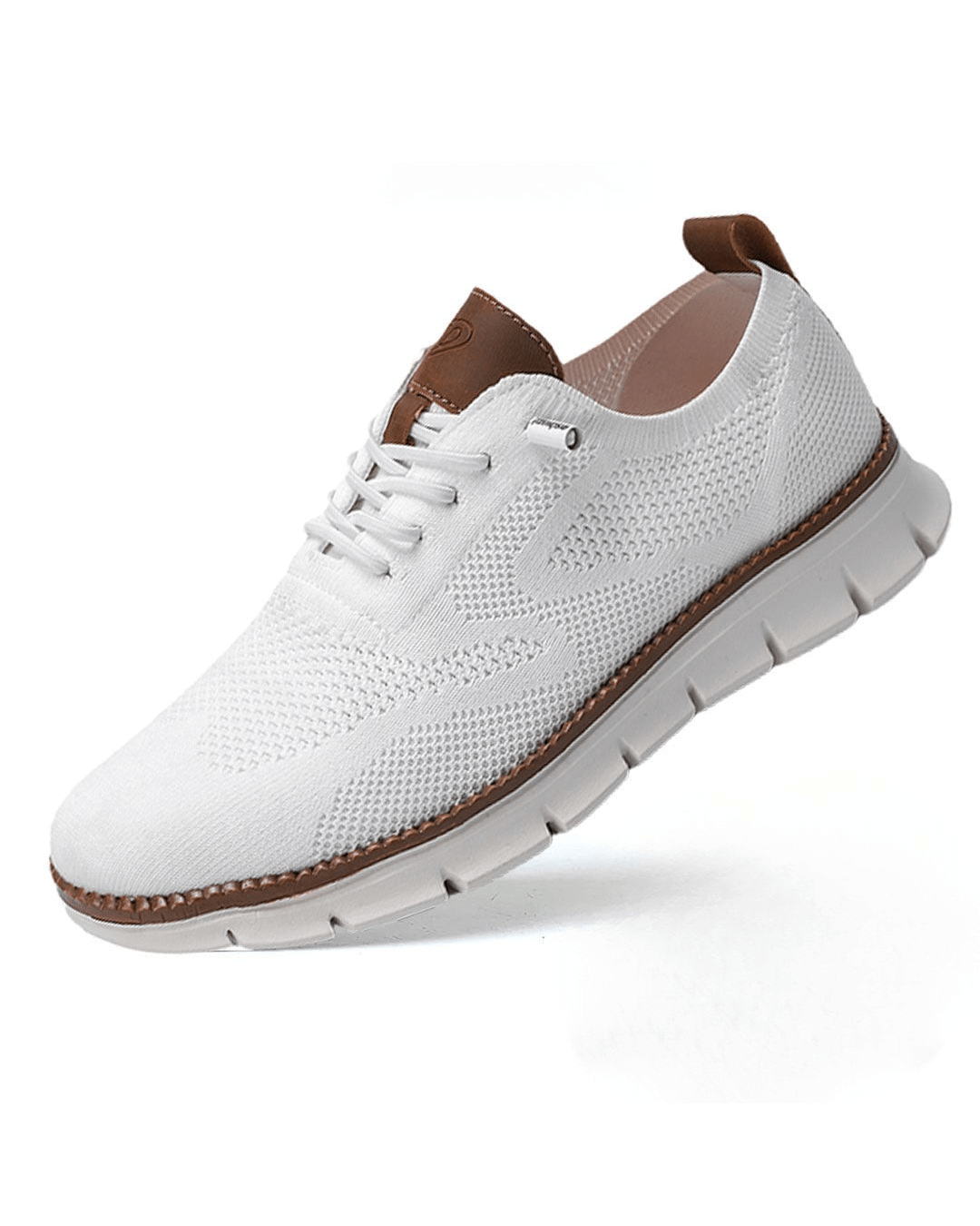 Jasper | Men's Knit-Look Lace-Up Trainers with Textured Sole