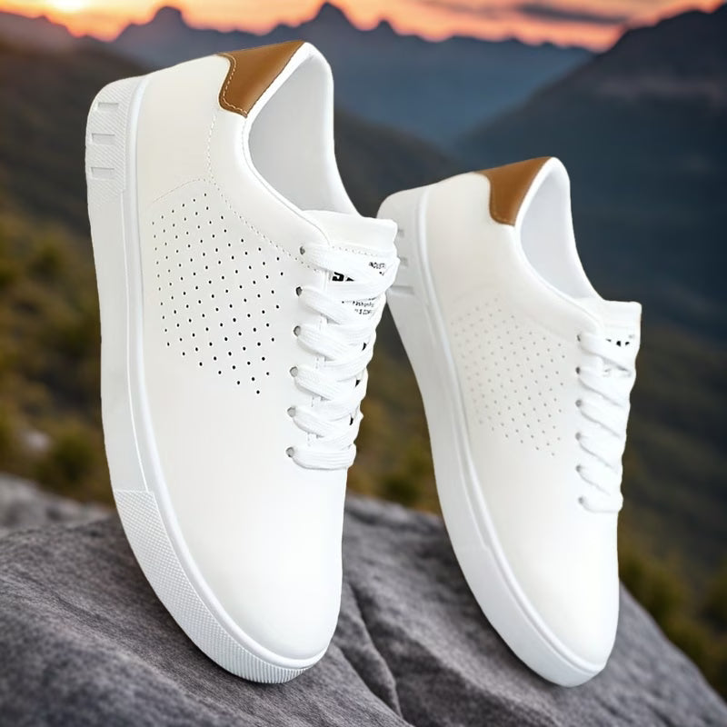 Men's Clean Low-Top Lace-Up Trainers source view 3