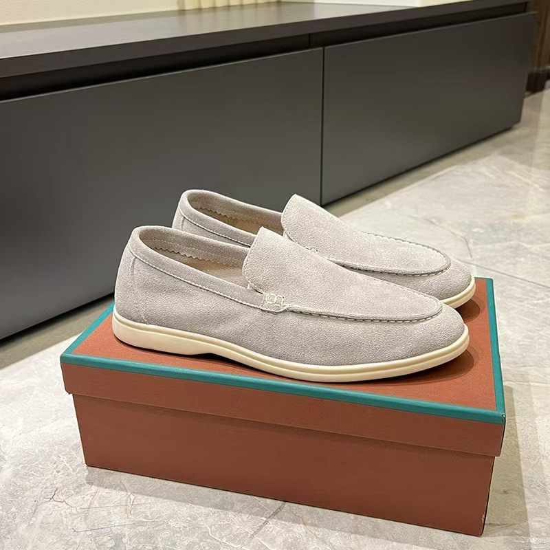 Men's Loafer Suede Slip On Cushioned Insole