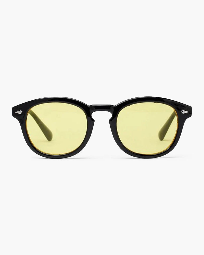 Sunglasses Round Tinted Geometric Frame