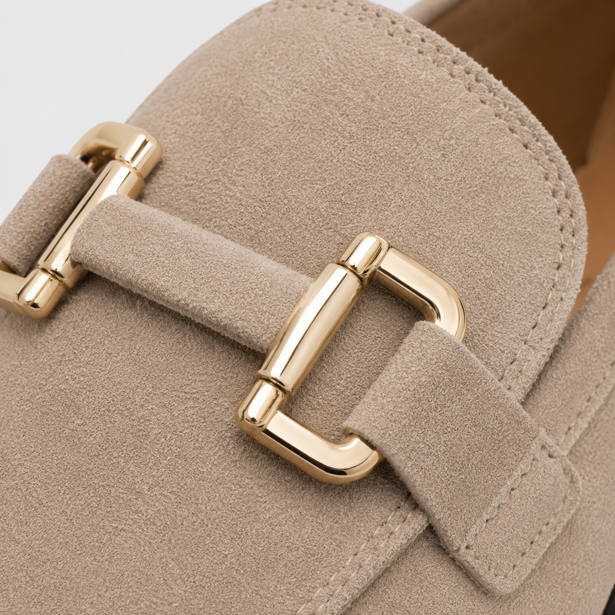 Horsebit Suede Loafers Suede Upper Metal Horsebit Detail Slip On Smart Casual