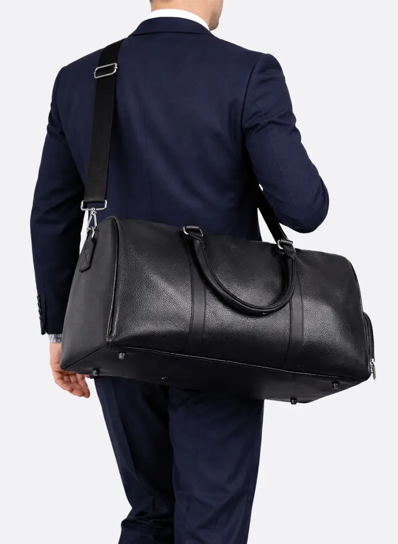Bag Duffle Weekend Zip Detachable Shoulder Strap