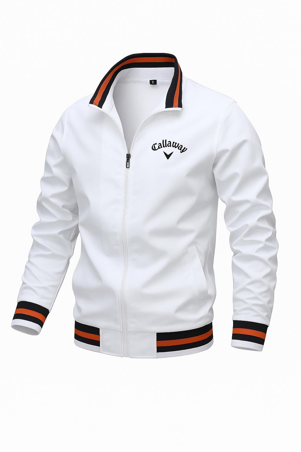 Men's Jacket Stand Collar Full Zip