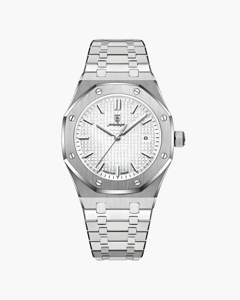 Watch Quartz Stainless Steel Date Display