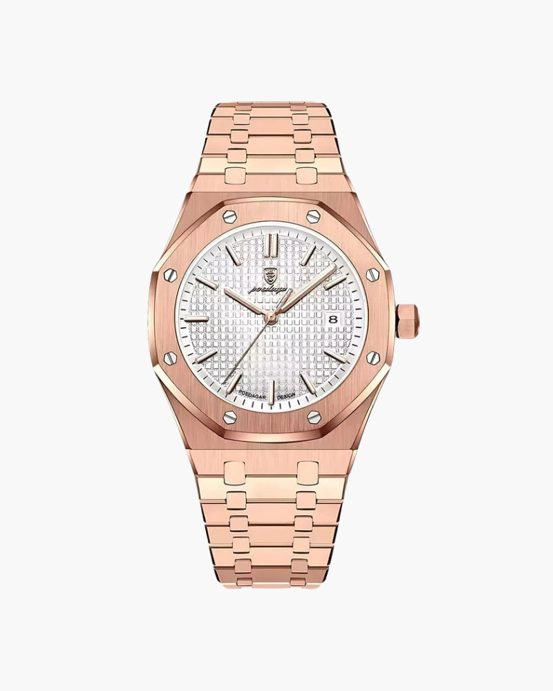 Watch Quartz Stainless Steel Date Display