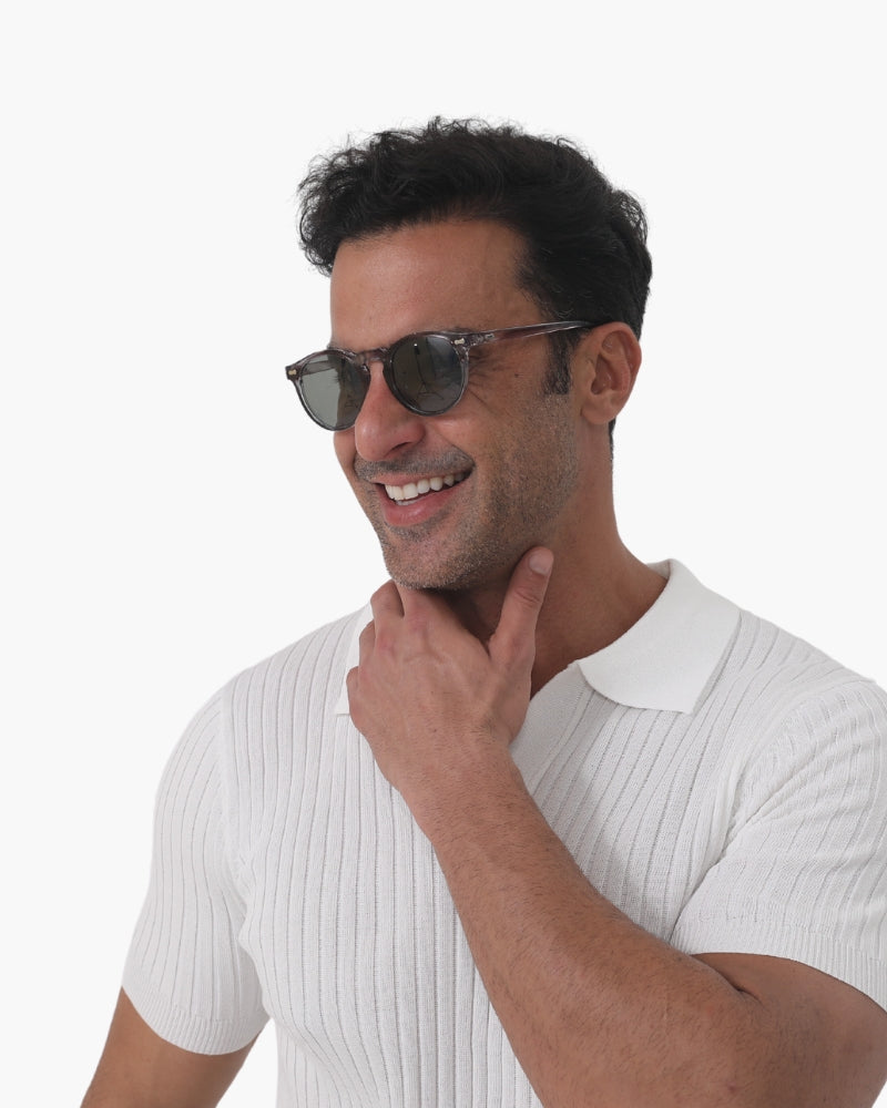 Sunglasses Round Frame Polarised UV Protection