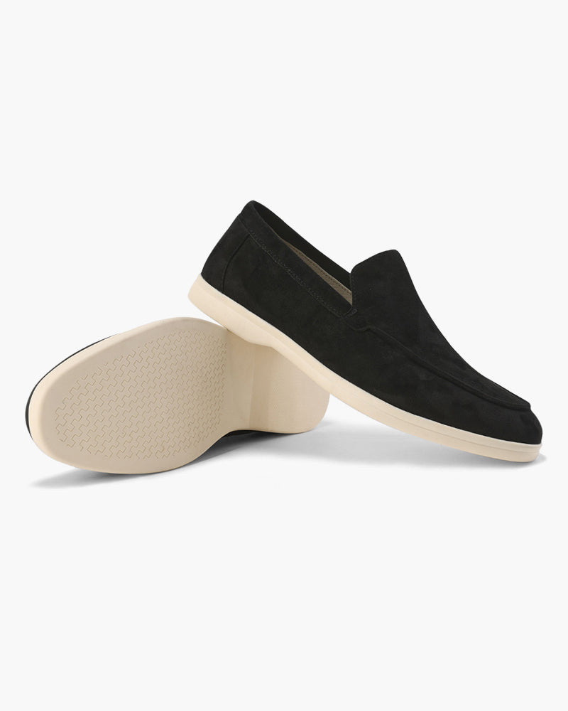 Suede Loafers Men Slip On Casual Summer Shoes