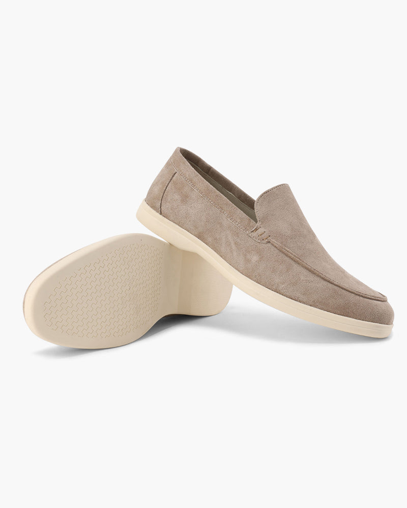 Suede Loafers Men Slip On Casual Summer Shoes
