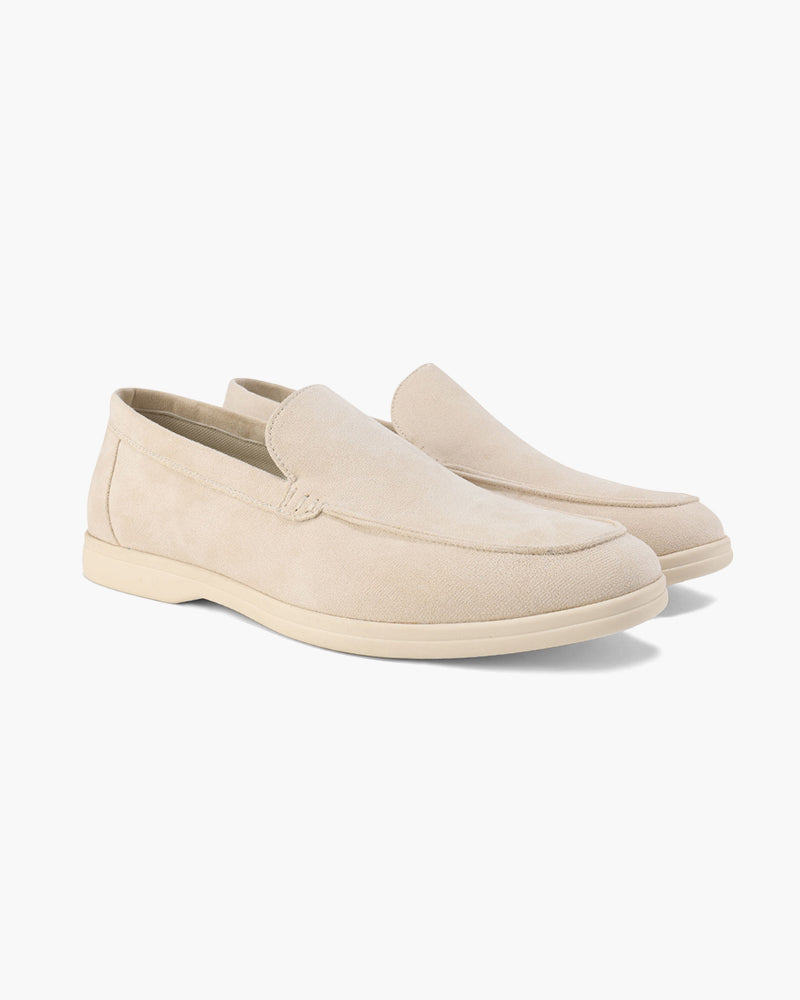 Suede Loafers Men Slip On Casual Summer Shoes