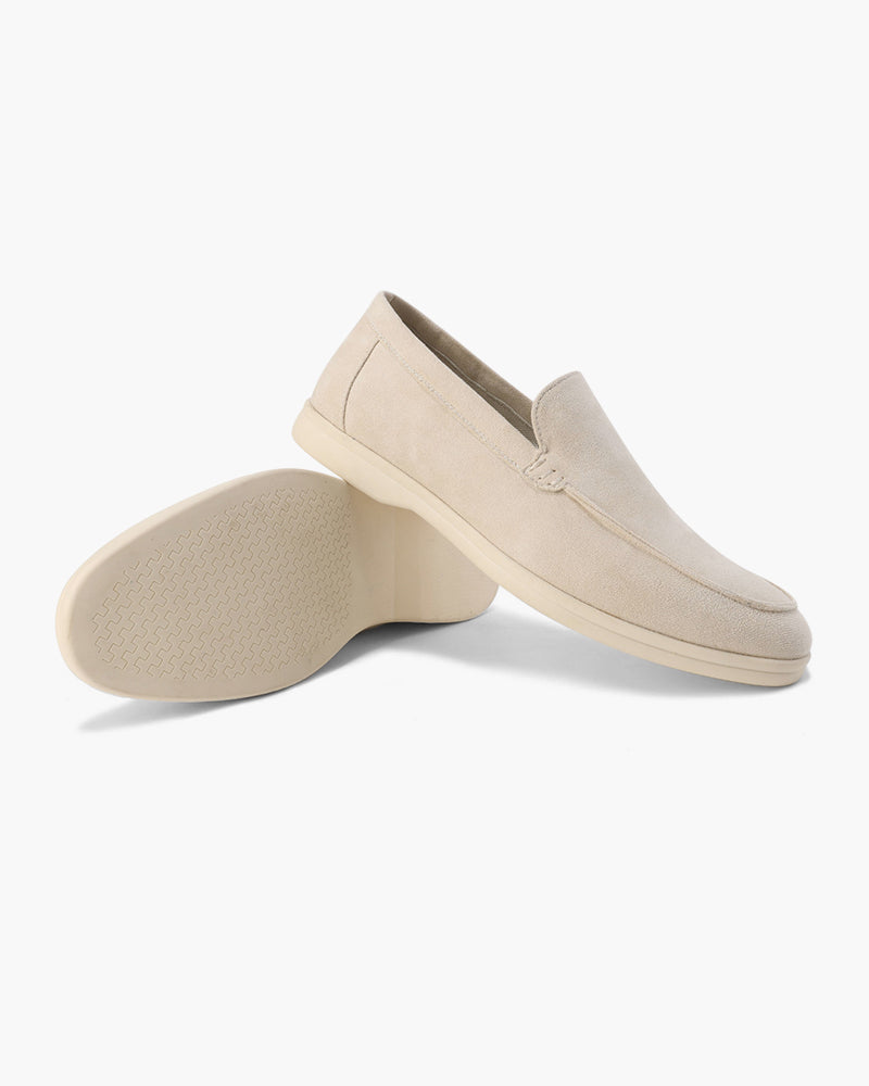 Suede Loafers Men Slip On Casual Summer Shoes
