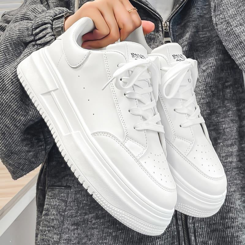 Men's Sneakers Thick Sole Lace Up Casual