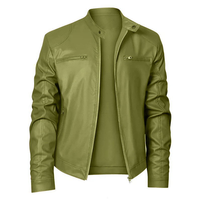 Jacket Leather Rider Structured Fit