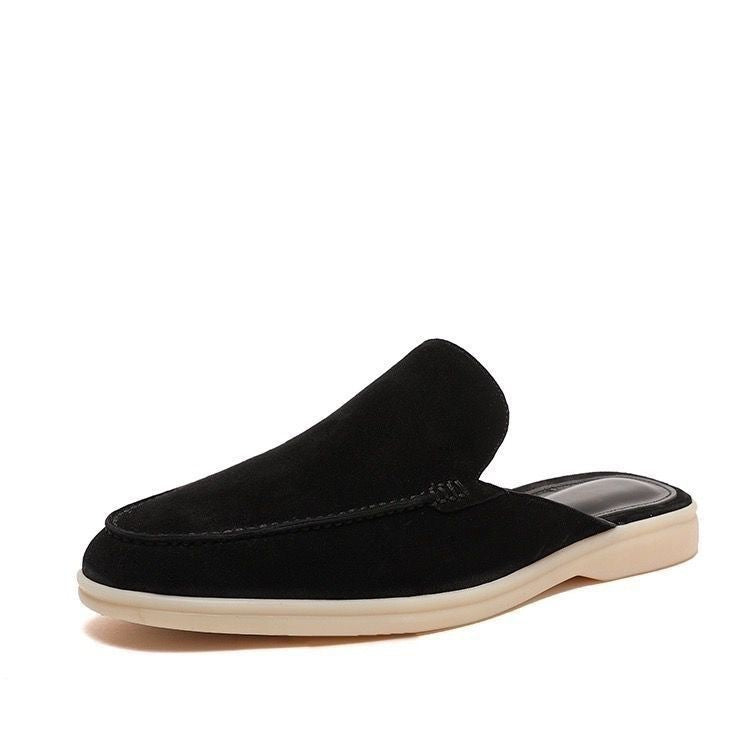 Mule Suede Open Back Slip On
