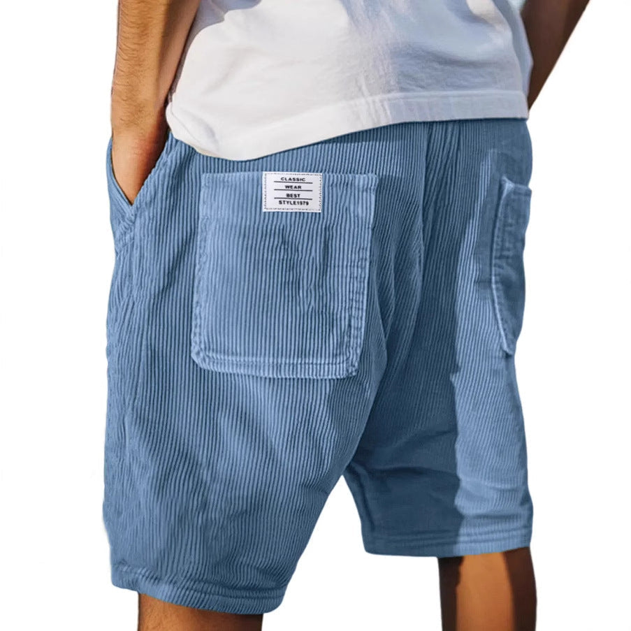 Men's Shorts Textured Tailored Slim Fit