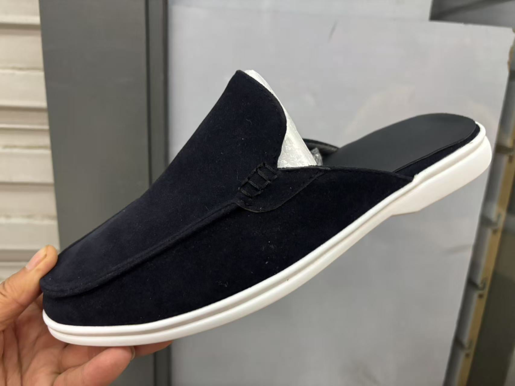 Mule Suede Open Back Slip On