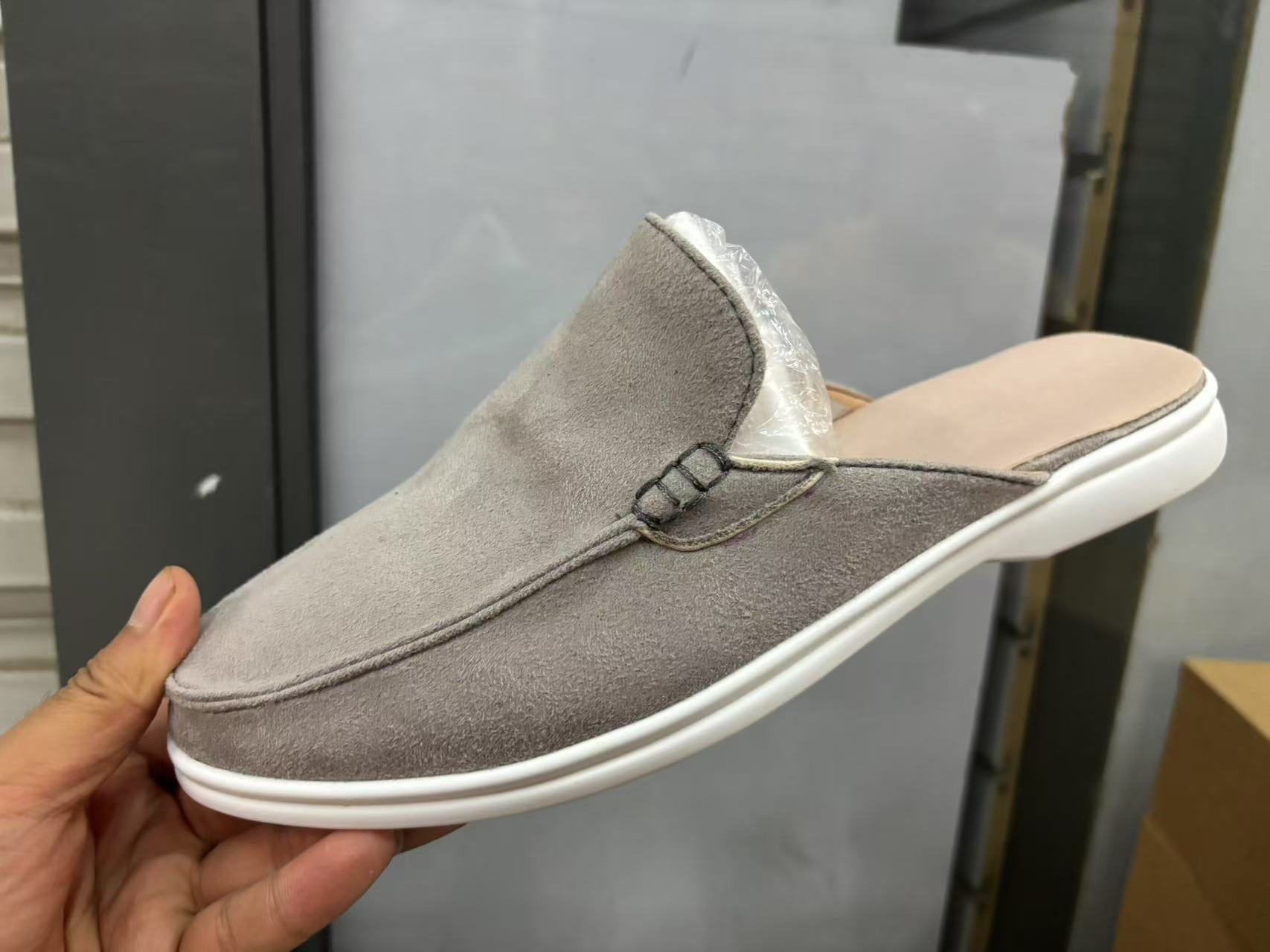 Mule Suede Open Back Slip On