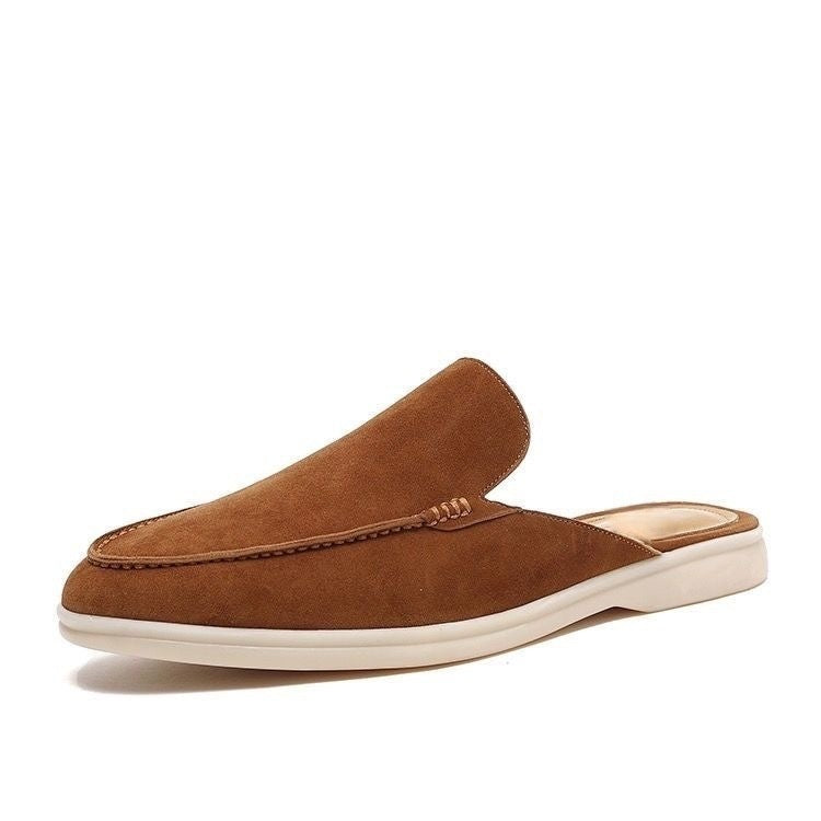 Mule Suede Open Back Slip On