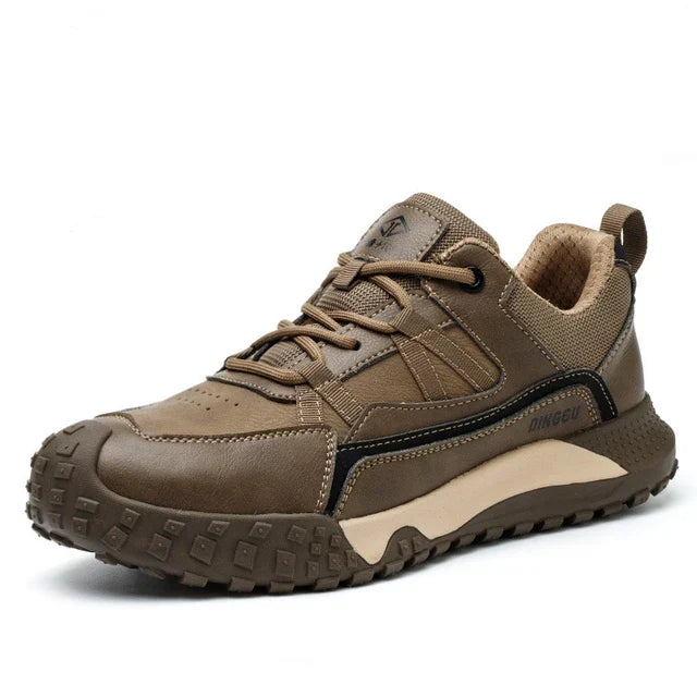 Men's Work Sneakers Mesh Fabric Cushioned Sole Lightweight Fit