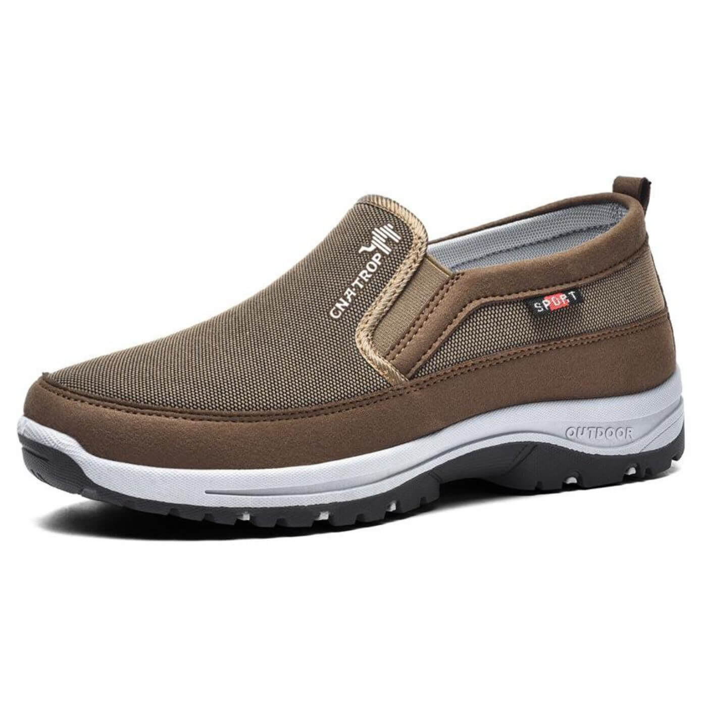 Men's Orthopedic Slip On Shoes Cushioned Sole Ergonomic Insole Casual