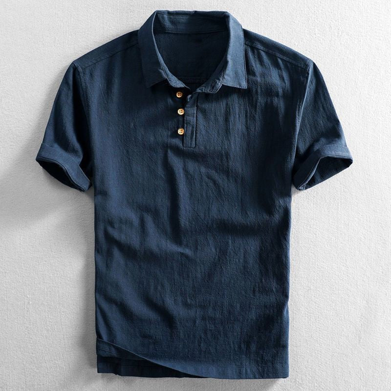 Men's Polo Shirt Cotton Classic Collar Regular Fit