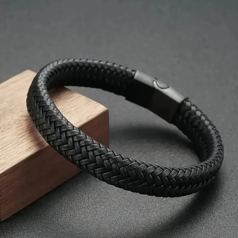 Bracelet Leather Magnetic Clasp