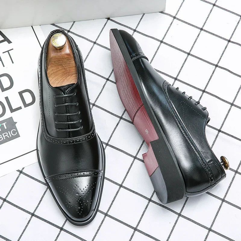 Hector | Men's Classic Cap-Toe Oxford Dress Shoes