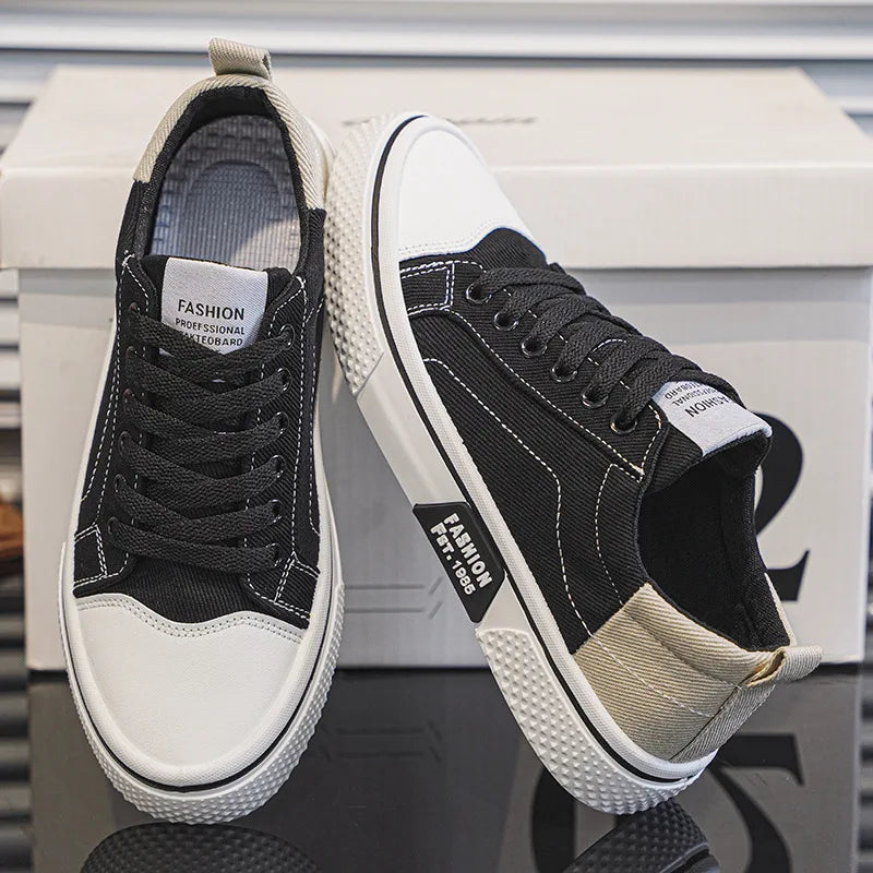 Men's Low-Top Lace-Up Skate Trainers original source photo 4